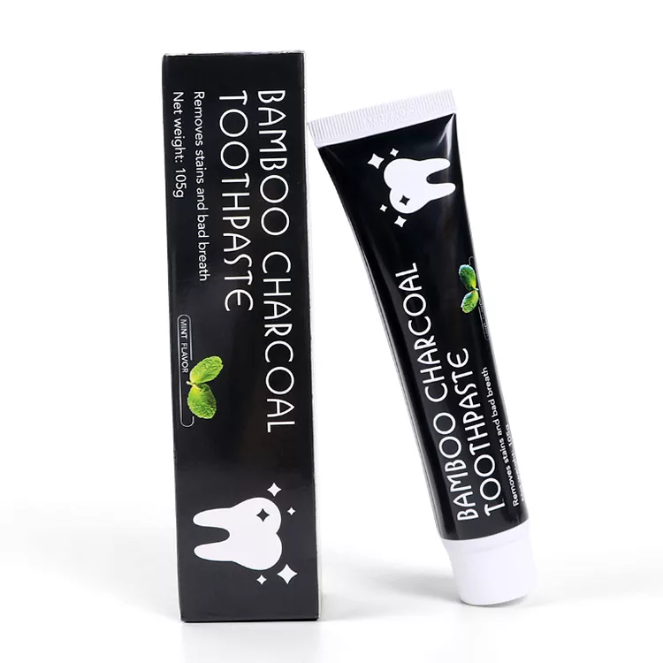 Dentifricio sbiancante al carbone di bambù