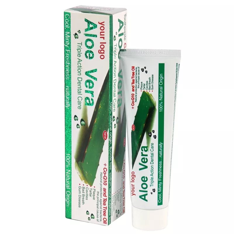 Dentifricio alle erbe all'aloe vera