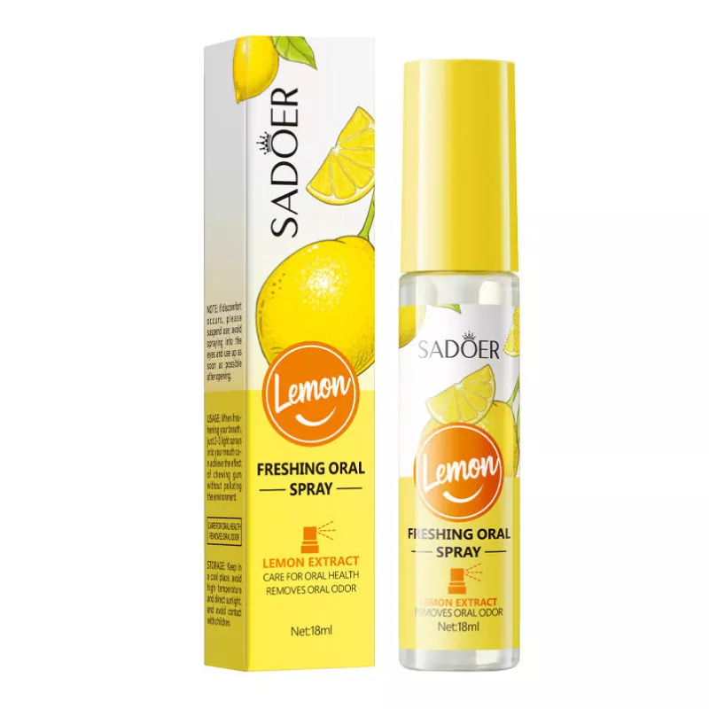 Spray orale rinfrescante per la bocca senza alcol